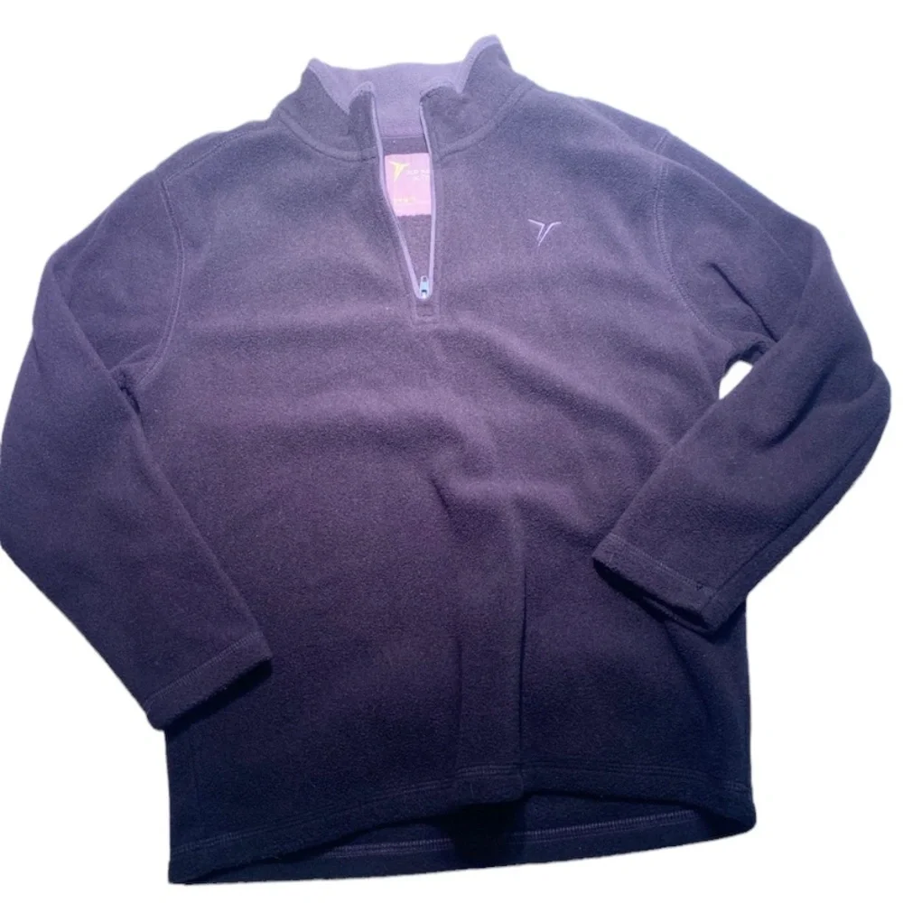 Old Navy | Fleece Black ZIP Up Small Soft Warm